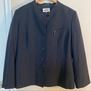 womens kasper blazer black XL